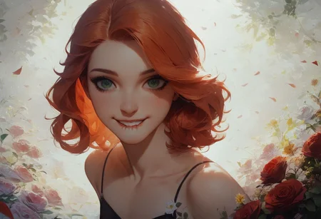 score_9, score_8_up, score_7_up, Expressiveh, a sexy (futanari:1.5), hamburglar, (red hair, ginger, medium length hair) green eyes, sexy face, beautiful, detailed face, perfect face, perfect eyes, slim thighs, fat ass, slender waist, tummy, flat chest, large erect nipples, very cute look on face, shy smile, lip bite, alluring face, alluring gaze, 18 years old, very aesthetic, (best quality), (colorful), (detailed) dramatic angle, ultra quality, 32K, cinematic lighting, volumetric lighting, hamburglar costume