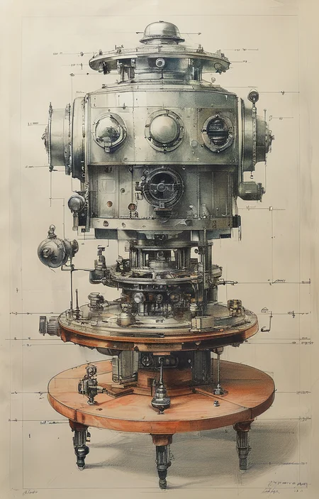 masterpiece,best quality,<lora:tbh249-sdxl:0.9>,illustration,Machine,drawings,