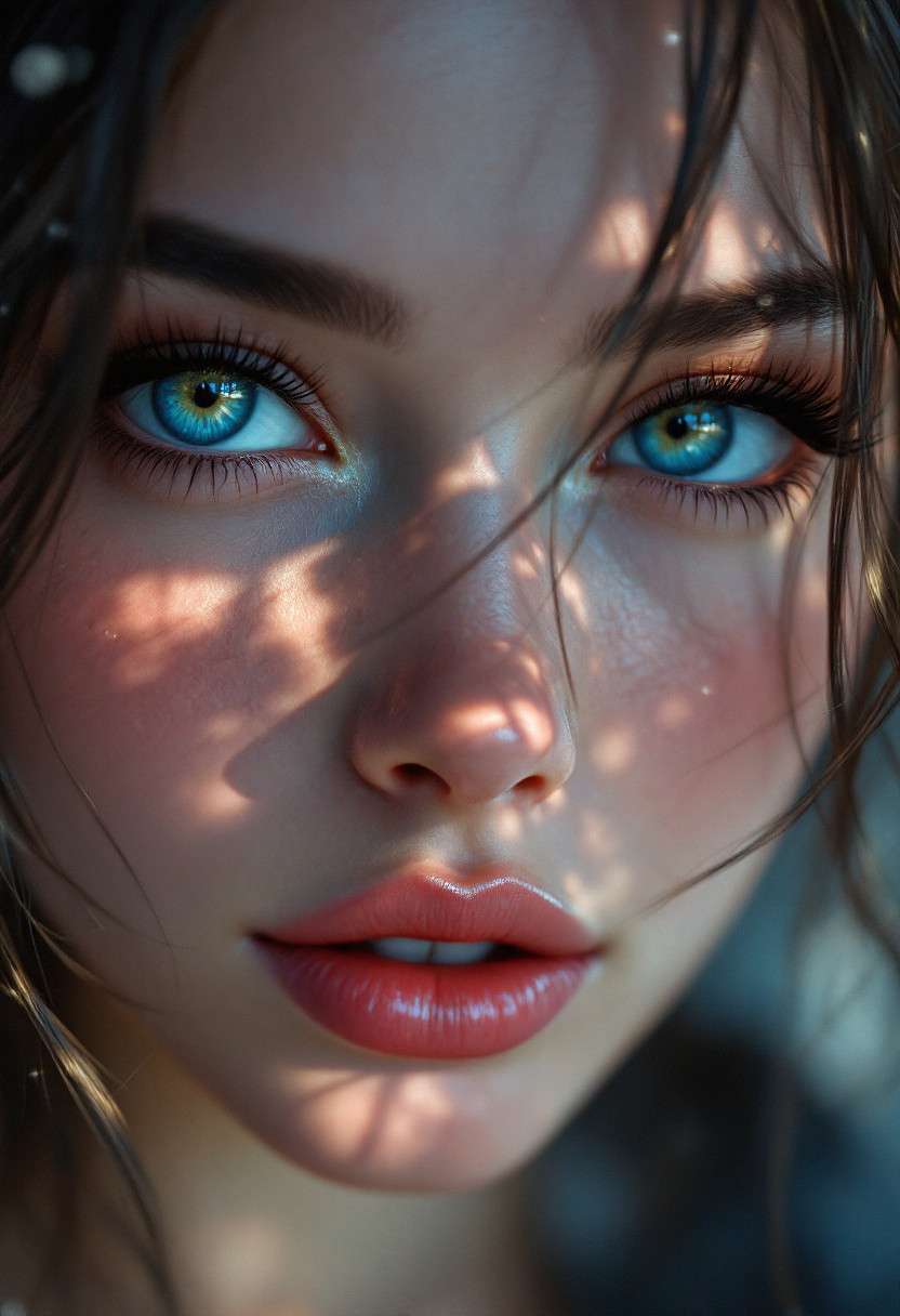 hyperrealistic digital painting by Jeremiah Ketner and Charlie Bowater and Stanley Artgerm and Thomas Saliot and J. Scott Campbell,  shallow depth of field, bokeh, incredibly detailed, real, lifelike face, realistic anime, photoshoot