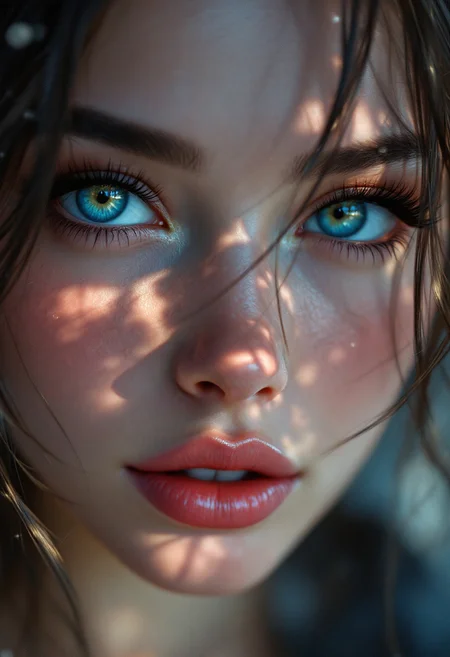 hyperrealistic digital painting by Jeremiah Ketner and Charlie Bowater and Stanley Artgerm and Thomas Saliot and J. Scott Campbell, shallow depth of field, bokeh, incredibly detailed, real, lifelike face, realistic anime, photoshoot