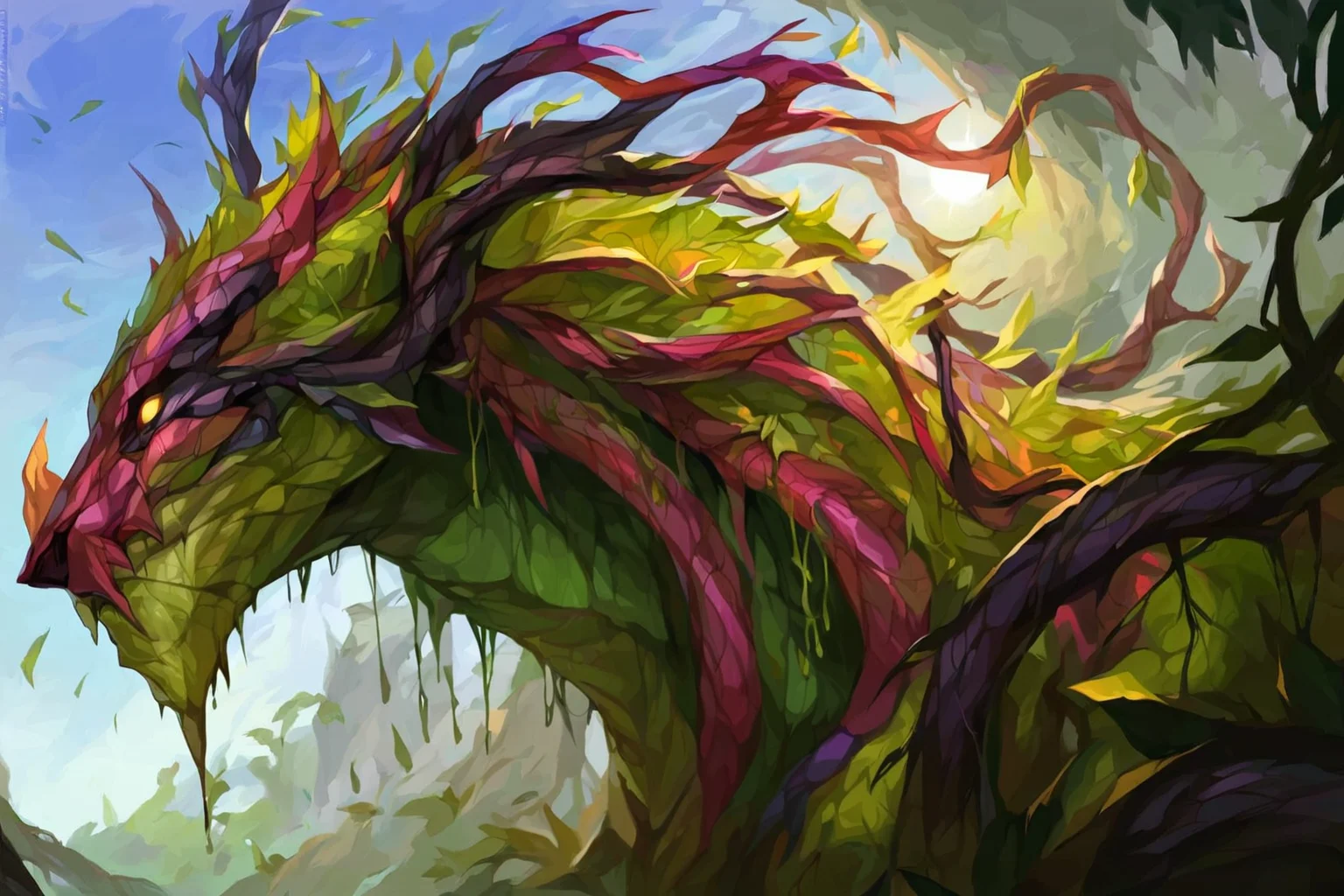 8K, score_9, score_8_up, score_7_up, acient ruins, powerful, the lush jungle, dense forest, expensive jewelry, BREAK , green life magic, volumetric lighting, in the wilds, lots of vines, beautiful face, zPDXL , detailed face, realistic, lens flare, low wide angle, (sharpness in detail:1.1), Canon EOS 5D Mark IV, masterpiece, 35mm photograph, <lora:add-detail-xl:0.6>
