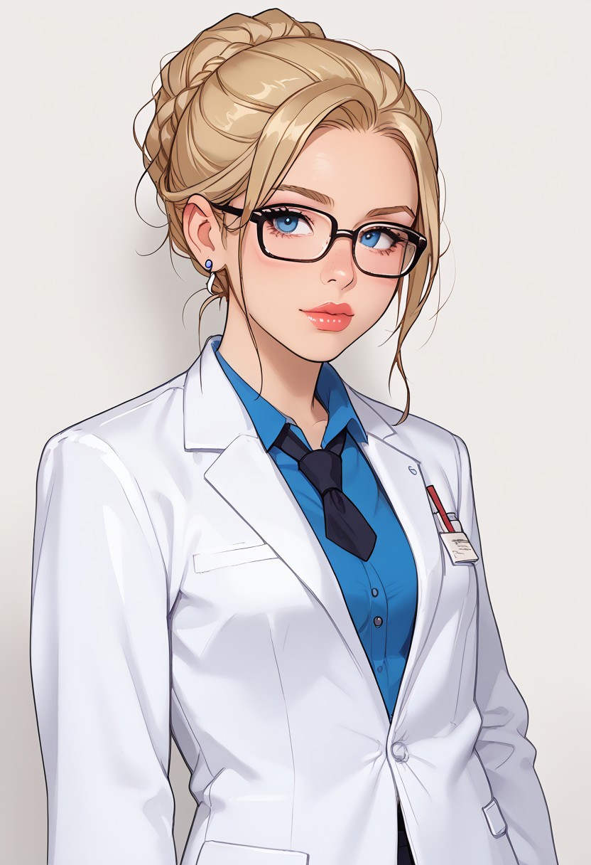 score_9, score_8_up, score_7_up, score_6_up, High resolution, Best Quality, Dr00l, Jabstyle, pinup_style, photo shoot, 
BREAK 1girl, Blonde, glasses, small boobs, fashion model
BREAK animated, bright colors, hentai