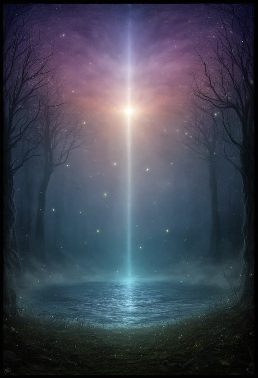 ultra realistic highly very detailed fantasy meadow, trees, grass, very realistic highly very detailed sea of colorful flowers ultra very realistic extremely highly detailed (crystal clear lake:1.6),ultra sharp focus, ultra realistic extremely detailed ((meteor shower )), ultra realistic extremely very detailed (scenery:1.2), (dark blue sky ), ultra-detailed, (by exquisite colors block),masterpiece,best quality,unreal engine 5 rendering, movie light,movie lens,movie special effects,detailed details,HDR,UHD,32K,CG wallpaper,intricate details (colorful particles:0.8) (butterflies), cinematic angle, magical look, , soft ray of light, glitter background, <lora:add-detail-xl:2.8> , cinematic light, digital painting, hyper realistic, photo realistic, high quality textures, vivid colors,  eerie, spooky atmosphere, <lora:NightScapes_XL:1> NightScapes<lora:sdxl_lightning_8step_lora:0.7> <lora:ral-mtclniscp-sdxl:0.9>ral-mtclniscp