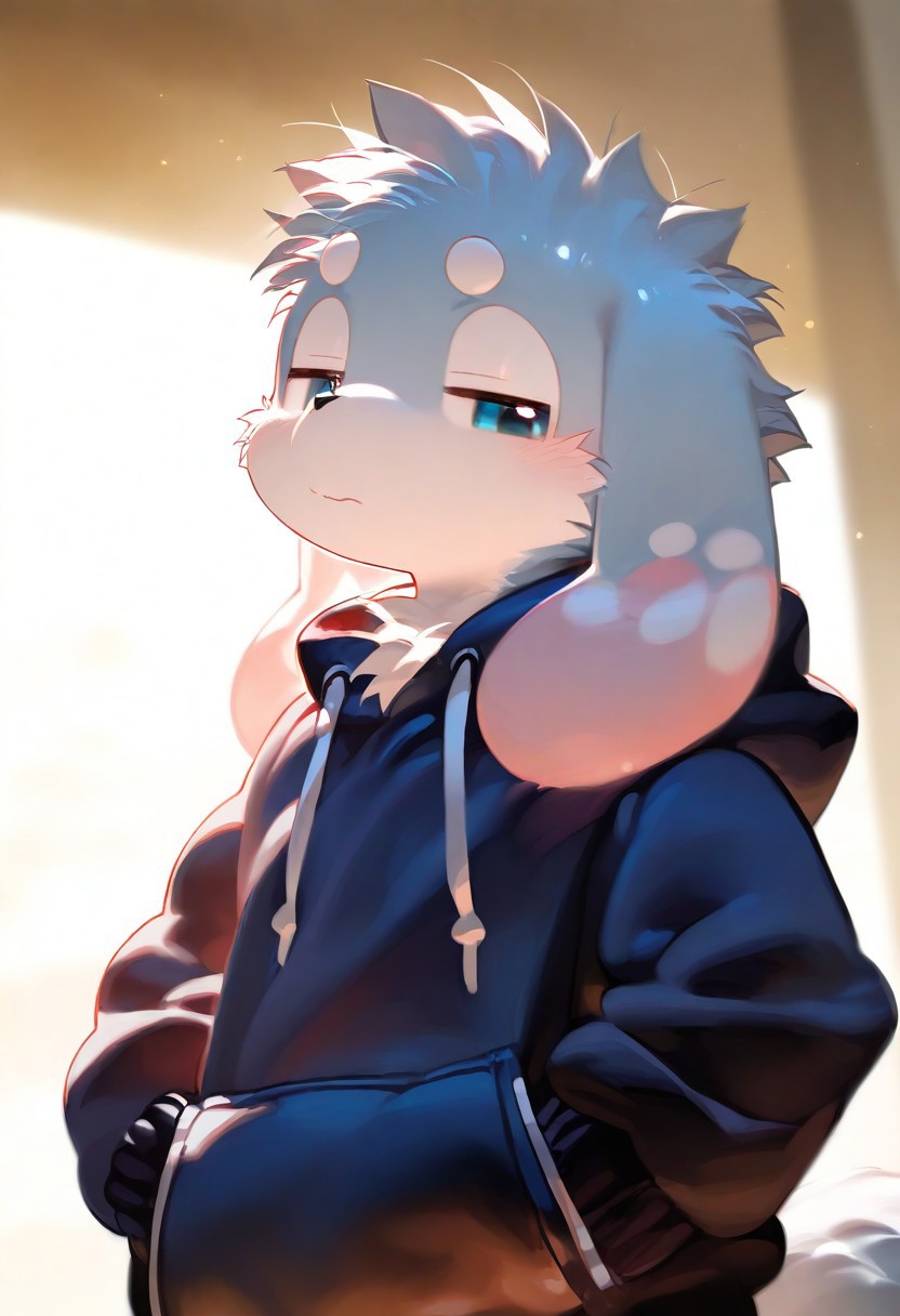 artist:zuppu11, xi410, 748cm, alens, nyalia, kyomu, youlichu, 1boy, solo, furry, cute, kemono, masterpiece, best quality, very awa, very aesthetic, absurdres
