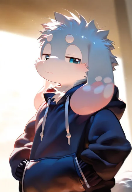 artist:zuppu11, xi410, 748cm, alens, nyalia, kyomu, youlichu, 1boy, solo, furry, cute, kemono, masterpiece, best quality, very awa, very aesthetic, absurdres