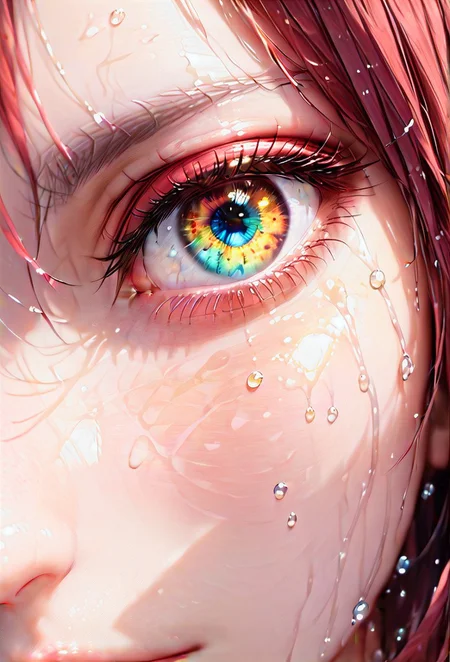 1girl, solo, facing viewer, detail1eye, desaturated, noise, blur, low contrast, wet, shiny skin, shiny, mesugaki, , , detail1eye, desaturated, noise, blur, low contrast, wet, shiny skin, shiny, (mesugaki:1.3), Gotoh_Hitori, zPDXL3,SimplePositiveXLv2, masterpiece, detailed face, action shot, perfect eyes, detailed eyes, realistic eyes, solo, high resolution, ultra-detailed, 4K, perfection, chest exposed, highest quality, dynamic pose, perfect anatomy, lean, masterpiece, best quality, high res, illustration, extremely detailed, 8k, wallpaper