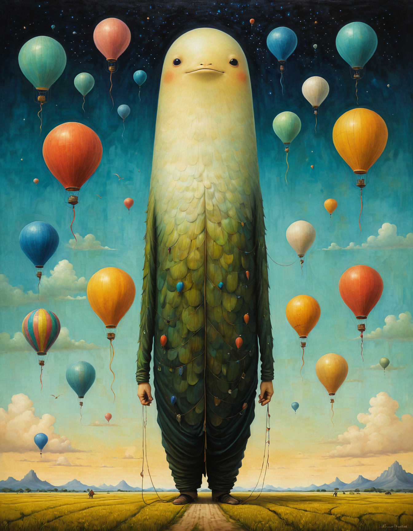 by Jeffrey Smith art, by Duy Huynh, by Masaaki Masamoto , gigantic, gargantuan, huge, massive, enormous, tall, colossal, poster, highly detailed and hyper realistic, perfect composition, harmonic colors, dramatic lighting
<lora:add-detail-xl:0.5> <lora:xl_more_art-full_v1:0.5>
