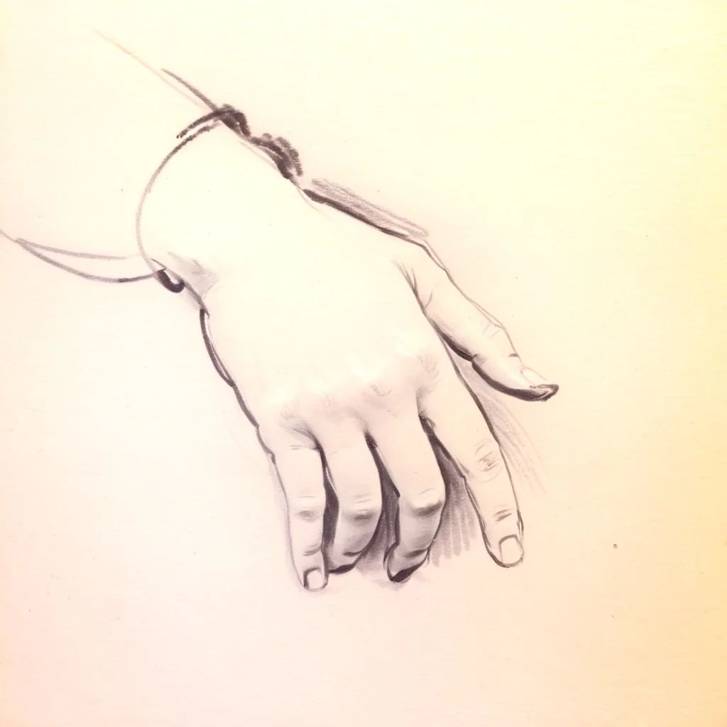 simple background, sketch, monochrome, hand, close-up, <lora:sketch_study_XL_resize:1.35>