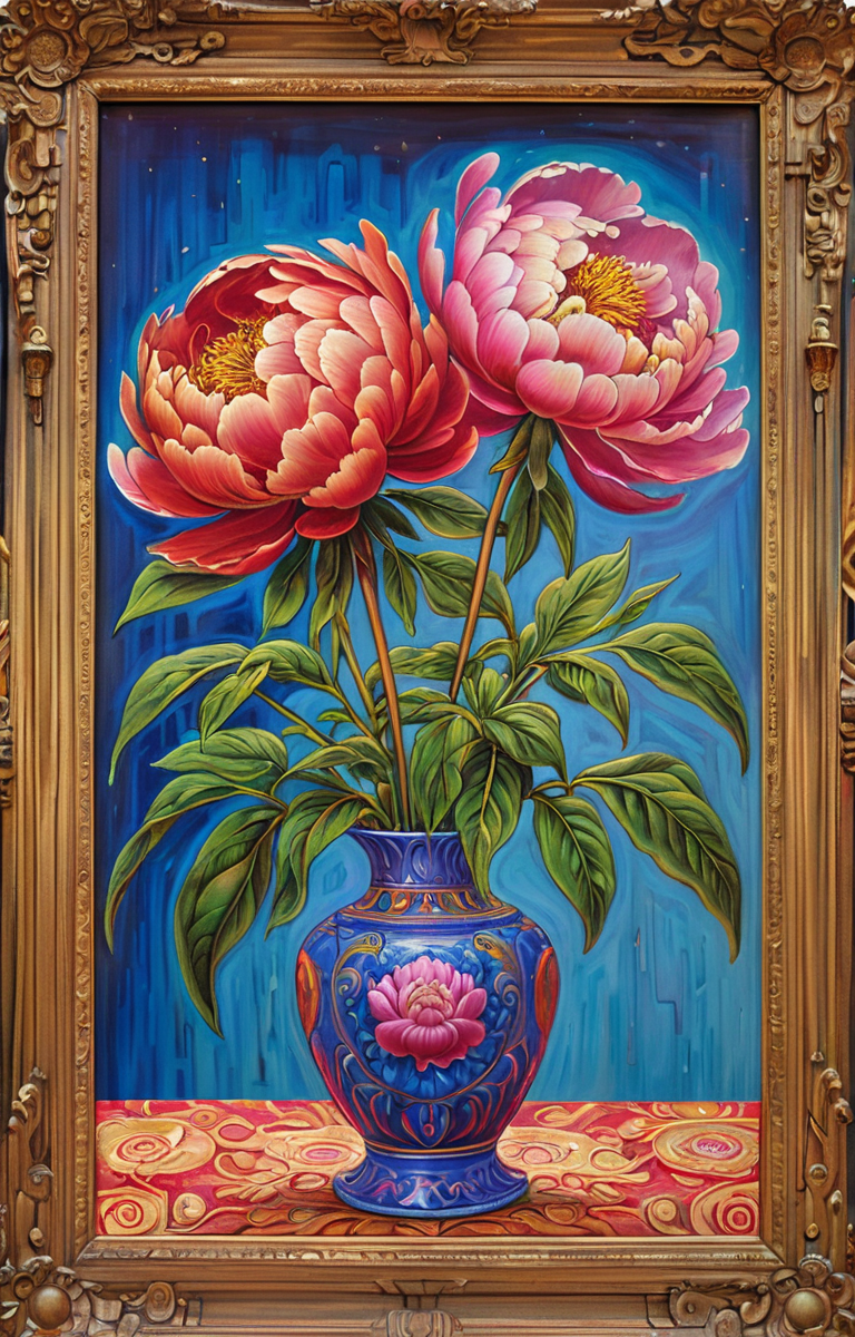 masterpiece,best quality,<lora:tbh375-sdxl:0.6>,illustration,style of Alex Grey decaying peonies