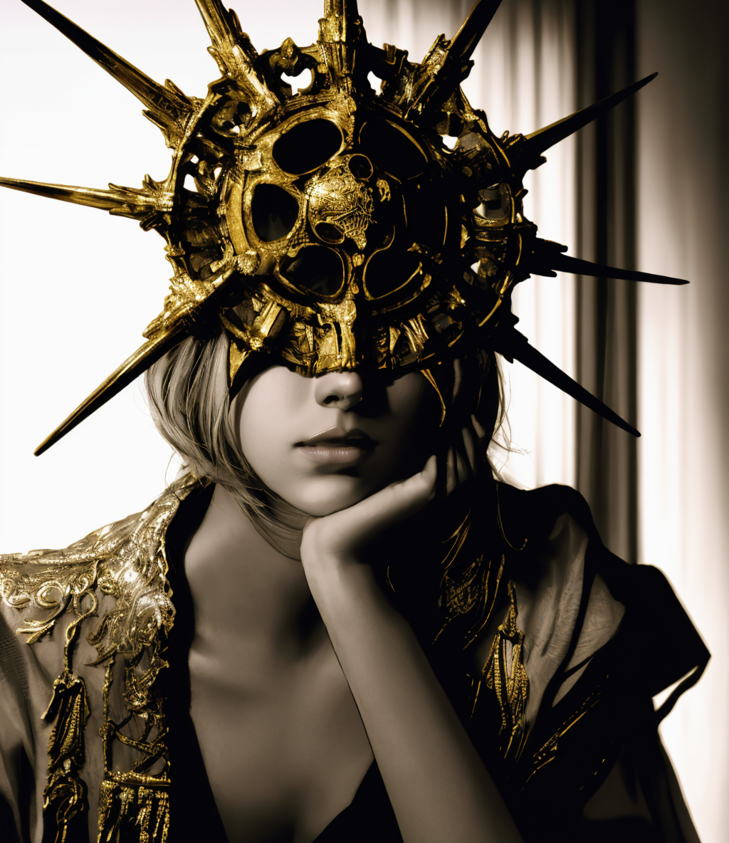 <lora:CONCEPT_pov_dating_ownwaifu-15:0.8> concept_pov_dating_ownwaifu, www.ownwaifu.com, 1girl, solo, looking at viewer, breasts
<lora:Gwyndolin:0.65> Gwyndolin, otoko no ko, snake legs, gold helmet,covered eyes uncensored, (dynamic pose:1.1)
((Masterpiece)), (best quality), (high resolution:1.2), perfect nipples,
(detailed face), glossy skin, shiny skin, fantasy,
(good hands, anatomical hands:0.9)
very sexy, intricate detail, (realistic:1), (photorealistic:1.1), real skin texture, dynamic lighting, volumetric lighting, triadic colors, vivid colors, high contrast, real shadows, polished, <lora:eyelashes_slider_v3:1.3> glamour
<lora:weight_slider_v2:-0.4>, photorealistic, photograph, photo, dlsr, FujiFilm, extremely high detail
