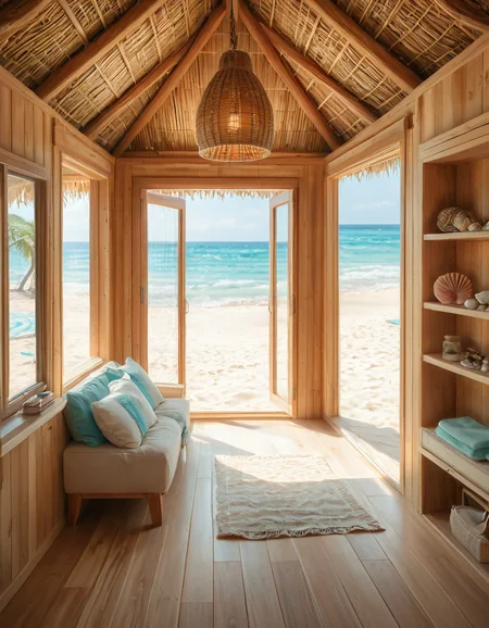 rating_safe,looking at viewer,focus on woman face,A woman wearing a sleek and modern diving swimsuit with dress, primarily designed in a combination of navy blue and turquoise tones with subtle black accents, is standing gracefully inside a cozy and charming beach hut,c0zy b34ch hut; the hut, made of light-colored wooden planks with a weathered, rustic finish, is warmly lit by natural sunlight streaming through its open windows and doorway, creating a relaxed and serene atmosphere. The woman, who appears confident and at ease, has slightly wet, wavy chestnut-brown hair that falls softly to her shoulders, subtly catching the light; her posture is upright yet casual, with one hand resting gently on the edge of the wooden frame of the hutâs doorway, while her other hand is placed lightly on her hip. The interior of the beach hut is adorned with small, homey details such as a straw mat on the wooden floor, a few neatly folded towels in pastel shades stacked in the corner, and a hanging seashell wind chime swaying gently in the breeze; through the open doorway, thereâs a faint glimpse of the golden sand and turquoise ocean waves in the background, adding to the tranquil coastal ambiance of the scene.<lora:SDXLFaeTastic2400:0.4> <lora:extremely_detailed:0.4> extremely detailed, <lora:c0zy_b34ch_hut:1>, Masterpiece,best quality,hi res,8k,hi res,8k,award winning,(sharp focus, intricate, highly detailed),