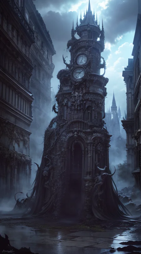 Gothic style,
Horror-themed,
Masterwork Painting, Magnum Opus,
HDR photo of
<lora:Biomechanicals_v2_lora1500:0.75> hnsrdlf style,
<lora:Wizard_Tower-10:0.75> witow, castle, cloud, cloudy sky, grass, no humans, scenery, sky, tower, tree, , intricate biomechanical detail,
<lora:locon_conceptlightning_v1_from_v1_64_32:1> lghtnngprsn, lightning, storm
,
. High dynamic range, vivid, rich details, clear shadows and highlights, realistic, intense, enhanced contrast, highly detailed,
highres, 8k, uhd, High Dynamic Range, tonemapping, crisp details, intricate details, fine details,
. Eerie, unsettling, dark, spooky, suspenseful, grim, highly detailed,
. Dark, mysterious, haunting, dramatic, ornate, detailed