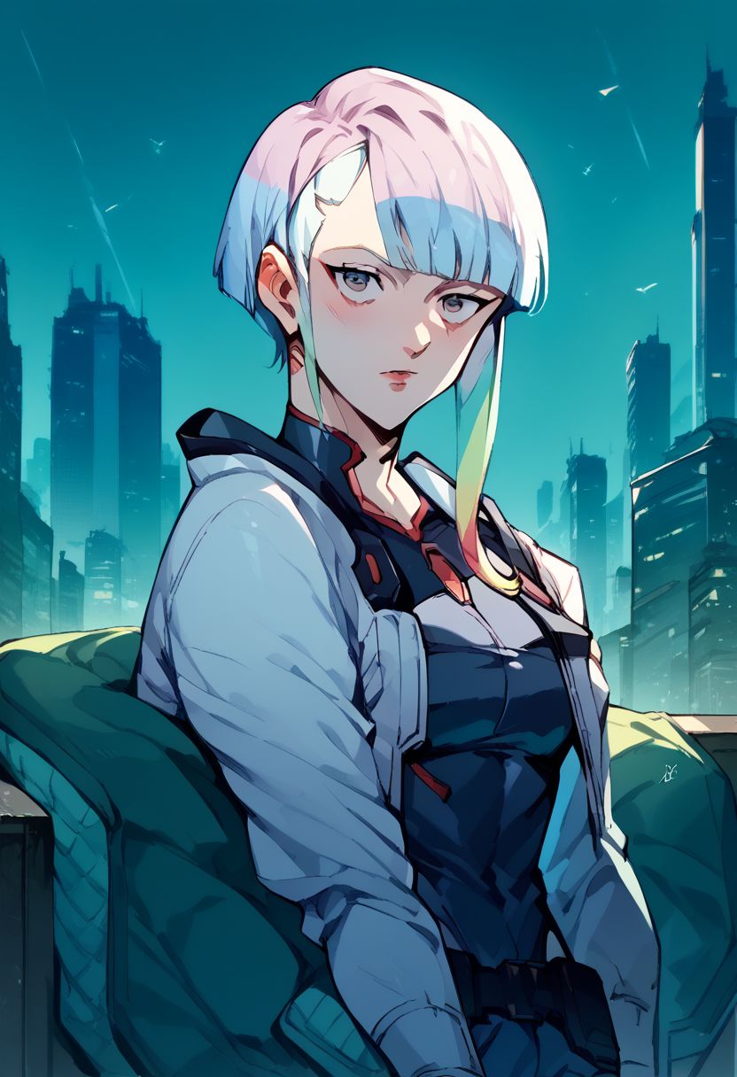 couple portrait,(xmultiplex:0.9),([1boy (Siesta,color:1.4)] and [1girl (xlucyx:1.0)], poses in futuristic city:1.5),(score_9, score_8_up, score_7_up:1.7), source_anime, rating_safe,movie artwork. 
(masterpiece, award winning artwork)
many details, extreme detailed, full of details,