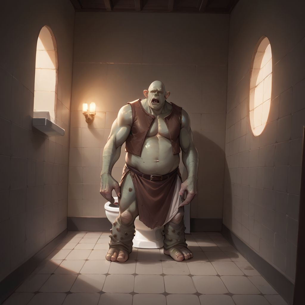 score_9, score_8_up, score_7_up, best quality, masterpiece, source_anime, zPDXL, zPDXL_xxx, BREAK
in toilet,  tiled floor, tiled walls,, standing
, <lora:add-detail-xl:1> <lora:detail_eyes:0.5>, <lora:troll_harrypotter:1>troll, monster,