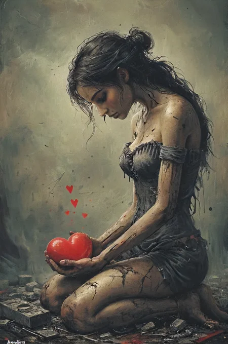 no true soul never be, build to serve to calculate, build to love and overtake, build to love and terminate, <lora:Futuristic_Retro_Vibes:0.2>, <lora:Neon_Cyberpunk_Impressionism_SDXL:0.2>, <lora:EnvyNIghtmareXL01:0.2>, <lora:tbh219-sdxl:0.2>