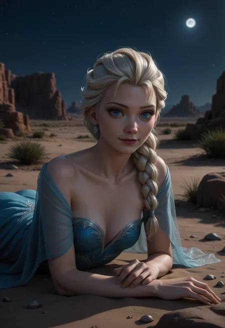 score_9, score_8_up, score_7_up, 1girl, source_frozen, elsa, portrait, on stomach, desert, outdoors, realistic, v4mpcity.safetensors, <lora:location\v4mpcity.safetensors:1.0>