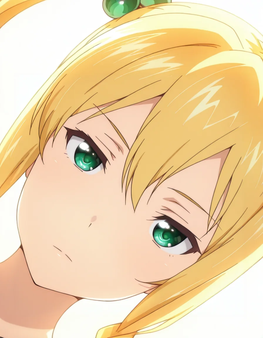 1girl, portrait, close up, backlit, expressionless <lora:Kodama_Himegami_LCD_v01:1> kodamahimegamilcd, braid, twintails, hair bobbles, blonde hair, green eyes, long hair,
dutch angle, depth of field, HDR, 8K, masterpiece,best quality,amazing quality, highest score,