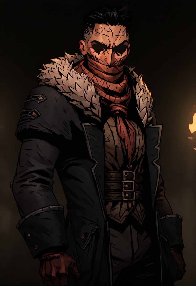 masterpiece, best quality, newest, absurdres, highres, TTCSV1.0,
masterpiece, best quality, newest, absurdres, highres, DDstyle, black eyes, shaded eyes, 1boy, DDDismas-V1.1, bandana, scarf, red bandama, fur trim,