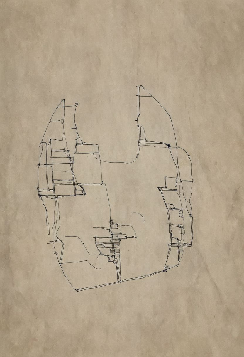 a professional hand sketch of architecture,
(POV view , DOF, first people view from the entrance, low angle shot:1.4),
(Ancient civilization, Alien Prometheus movie scene, dune movie scene:1.5), (The colonial city of the future, in the mist-filled Grand Canyon, on an unknown Earth-like planet, 2 moon on sky, Spaceship flight connects colonies, waterfulls:1.3), (Machu Picchu, a mountain settlement, incredibly spectacular:1.2), (Mario Botta:1.3), (avant-garde, future, reality, science fiction, photorealistic), (modern architecture:1.2), White limestone with black granite, fountain, waterfall, landmark, square, path, narrow street,
(Large Files, Ultra Realistic, 8K, 16k, FHD, HD, VFX, Perfect, Photography, composition, Architecture Sales Photography, Architecture Competition, Ultra High Resolution, Cinematography, High Resolution Image:1.1), (dramatic lighting, direct sunlight, ray tracing, clear shadow:1.2),  (real landscape:1.1), (blurred background:1.0), (urban background, more_details) ,
great lighting, extremely detailed, hillscastel, Neo Classic, Architecture sketch
