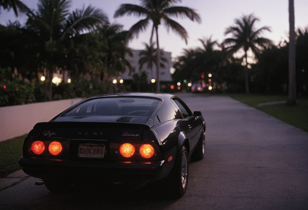 cinematic film still MiamiVice . shallow depth of field, vignette, highly detailed, high budget, bokeh, cinemascope, moody, epic, gorgeous, film grain, grainy