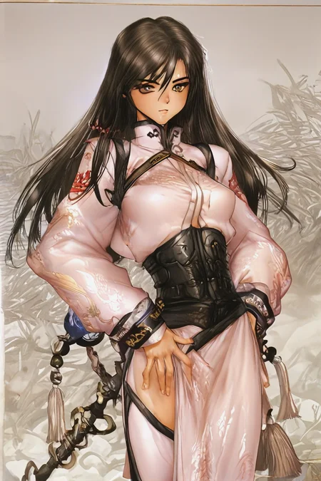 1girl,breasts,solo,long hair,black hair,cyber japanese armor,military uniform,
score_9,score_8_up,score_7_up,score_6_up,score_5_up,score_4_up,
<lora:sdxl_lightning_8step_lora:1>,<lora:士鿣å®2-000020:1>,