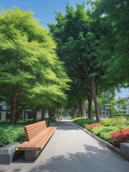 <lora:JJsStreetScape_XL:1> , ((StreetScape)),masterpiece , best quality, Landscape, scenery, outdoors, (sidewalk),  (pavement)ãbuilding, tree, sky, real world location, grass, bush, flower, city, lawn, bench,day, RAW photo, subject, 8k uhd, dslr, soft lighting, high quality,  road,traffic light, concrete,car,