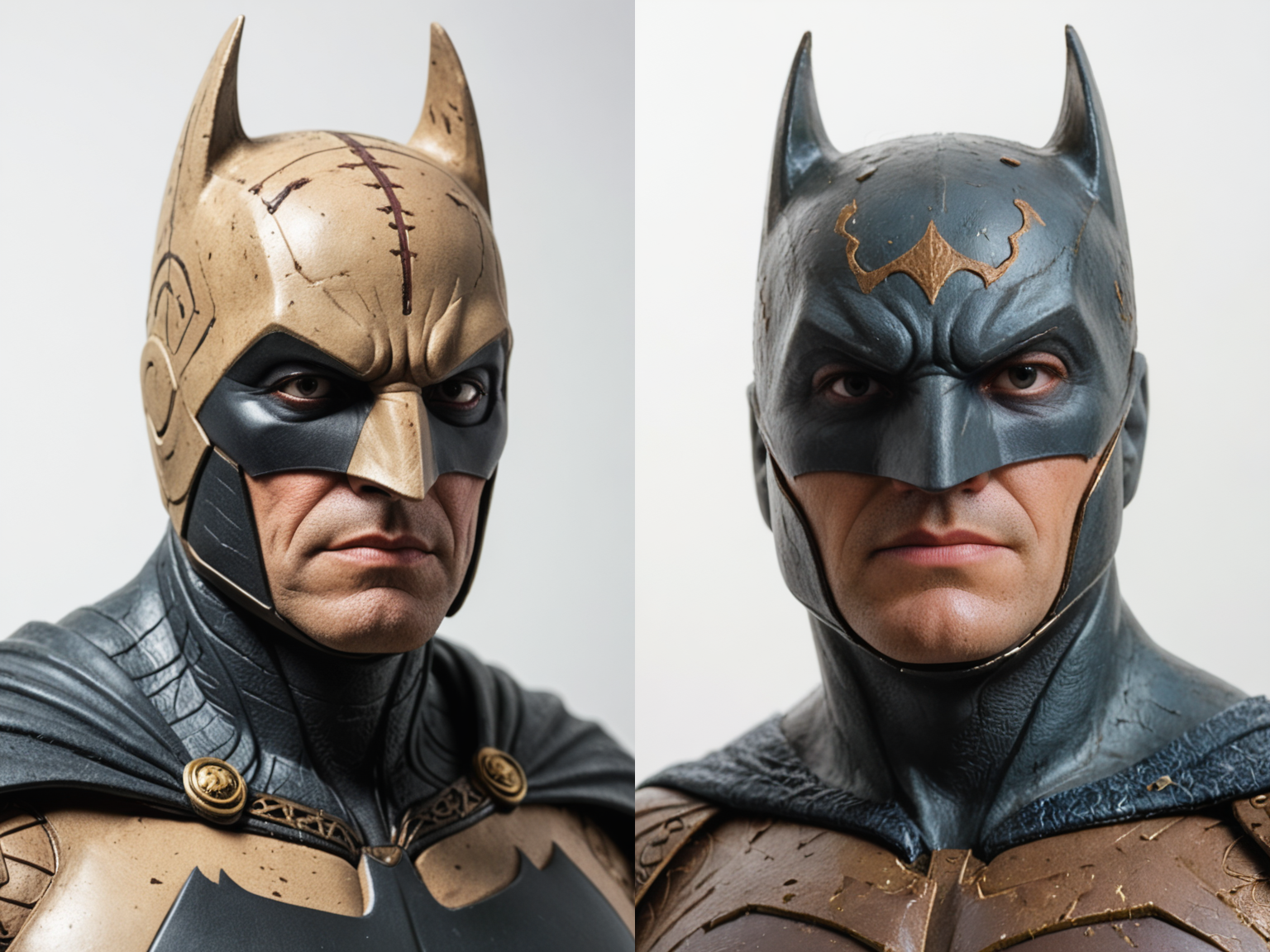 a  <lora:RMSDXL_Photo:3> on white background, close up of Etruscan Batman , marvel comic book styling