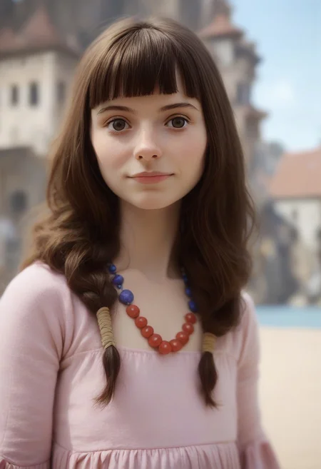score_9, score_8_up, score_7_up, masterpiece
BREAK
1girl, (ctiansay0:1.2), pink dress, necklace, fringe
BREAK
looking at viewer, blurred background, Manic Pixie, Pretty Face, seductive, (cute smile:0.6), FOV medium shot
