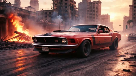 <lora:art_style\xl_VintageMusclecar-XL>