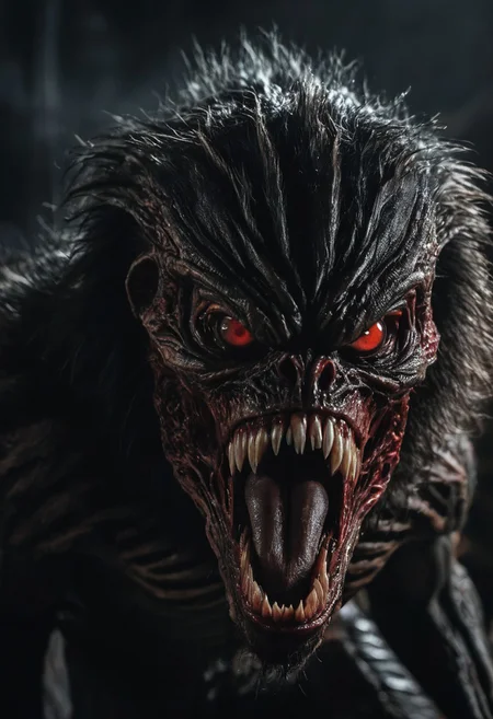 (film grain),ultrarealistic 4k,photoart_style,(The American Werewolf in London, Mutating into a Xenomorph, long fur, red eye, cinematic film photography by Gunther Von Hagens),realistic, Wide angle lens, high contrast, dark black tone,Cinematic Lighting, movie-level texture, hand-painted details, epic, meticulous,perfect composition, dynamic play of light, rich colors, epic shot, perfectly quality, natural textures,high detail, photoshadow, (natural colors, correct white balance, color correction, dehaze),(intricate detailed)
