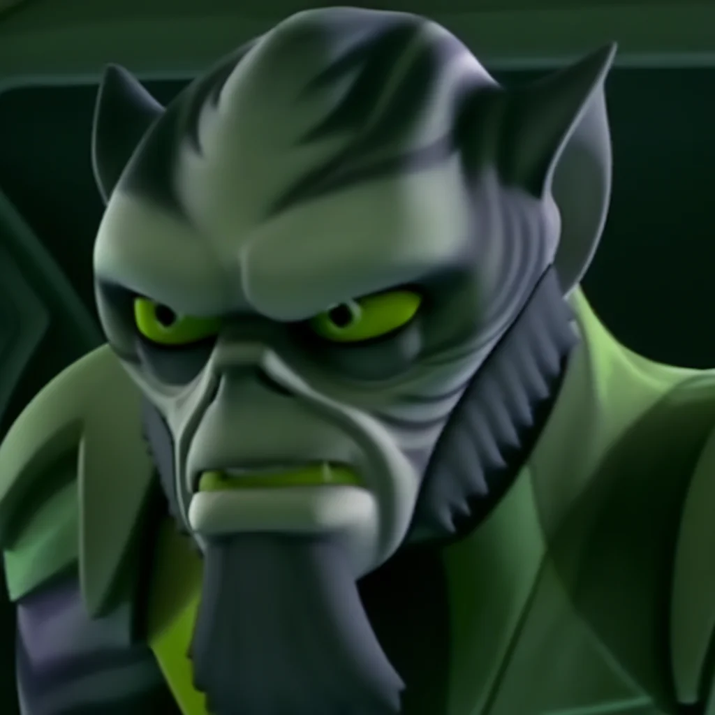 a scene from star wars the clone wars with a character in the background Zeb