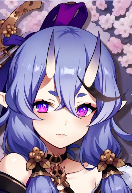 detailed background, posing, shiny skin, <lora:rindou.il:1>, rindou, purple eyes,