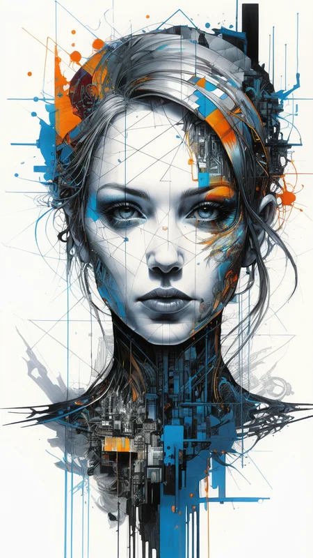 mysterious silhouette woman, by Minjae Lee, Carne Griffiths, Emily Kell, Geoffroy Thoorens, Aaron Horkey, Jordan Grimmer, Greg Rutkowski, amazing depth, masterwork, surreal, geometric patterns, intricately detailed, bokeh, perfect balanced, deep fine borders, artistic photorealism , smooth, great masterwork by head of prompt engineering <lora:add-detail-xl:2>