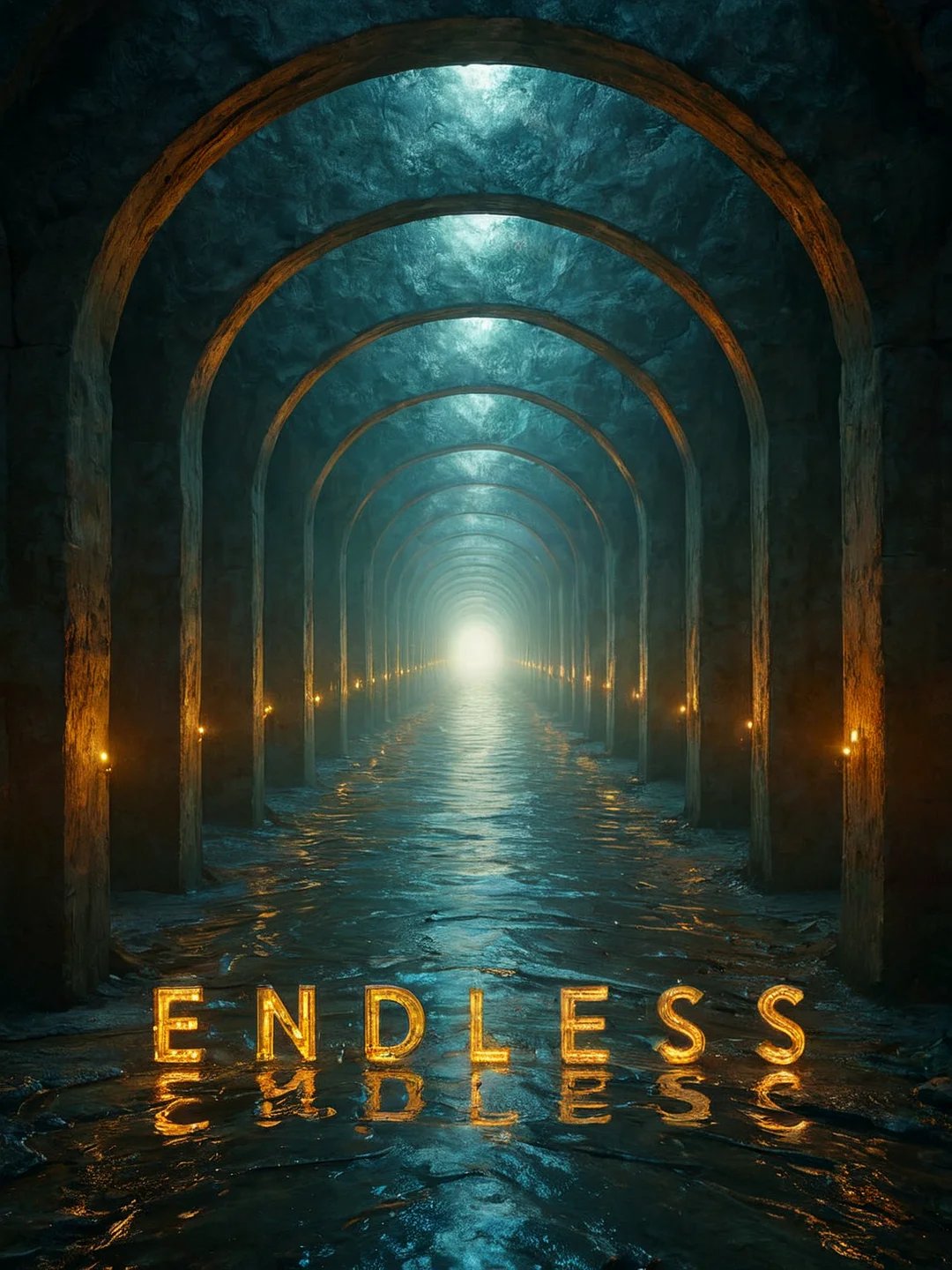 An artwork with a banner title. Text: "Endless".
Endless tunnel.
<lora:Endless01_CE_XL_200-OT:0.6> endlsCE_style