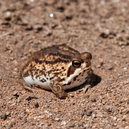 rain frog , <lora:Rain Frog SDXL 2:.8>, in the desert, in a puddle of water