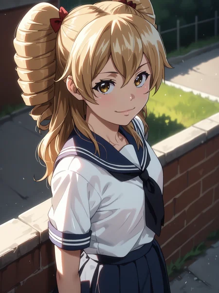 <lora:happy_tentacle-kyouleona-v0.1-000010:1>, ht_kyouleona , smile, , school, rooftop, outdoors, fence, school uniform (close-up:0.7), 1girl, (petite:1.2), solo focus, (looking at viewer:1.1), backlighting, (depth of field:0.6), from above, [(realistic, photorealistic:1.1):(realistic:1.3):22], [(3d:1.2)::10], <lora:LUUNA's Lunas-NijiJourney-SDXL-B2:0.5>, nijijourney, <lora:prgfrg23's Counterfeit-V3.0 Style SDXL_LoRA_Pony Diffusion V6 XL:0.3> <lora:Shed_The_Skin's StS_age_slider_v1_initial_release:-1.1>, score_9, score_8_up, score_7_up, score_6_up, score_5_up, score_4_up