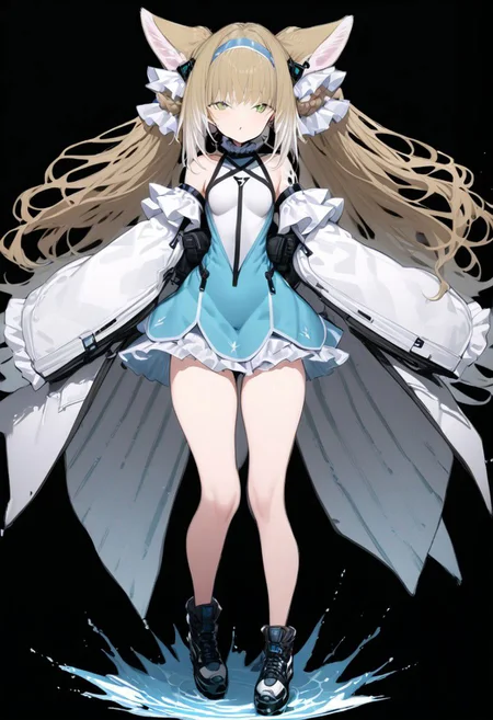 masterpiece, best quality, ultra-detailed, beautiful, nai3, 1girl, solo, full_body, tachi-e,
suzuran_\(arknights\),