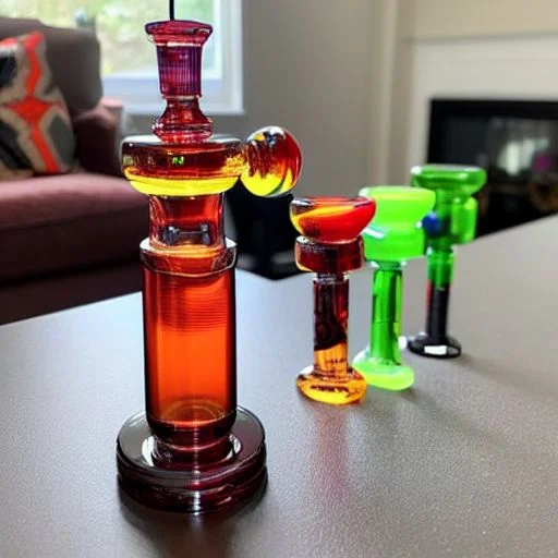 a cool bongz on the table