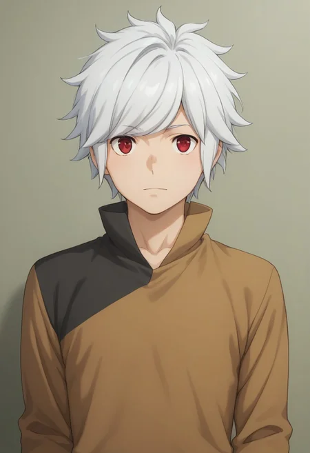 score_9, score_8_up, score_7_up, source_anime, highly detailed,
belcranel, 1boy, male focus, solo, white hair, red eyes, shirt, brown shirt, black shirt, multicolored shirt, upper body
outdoor,