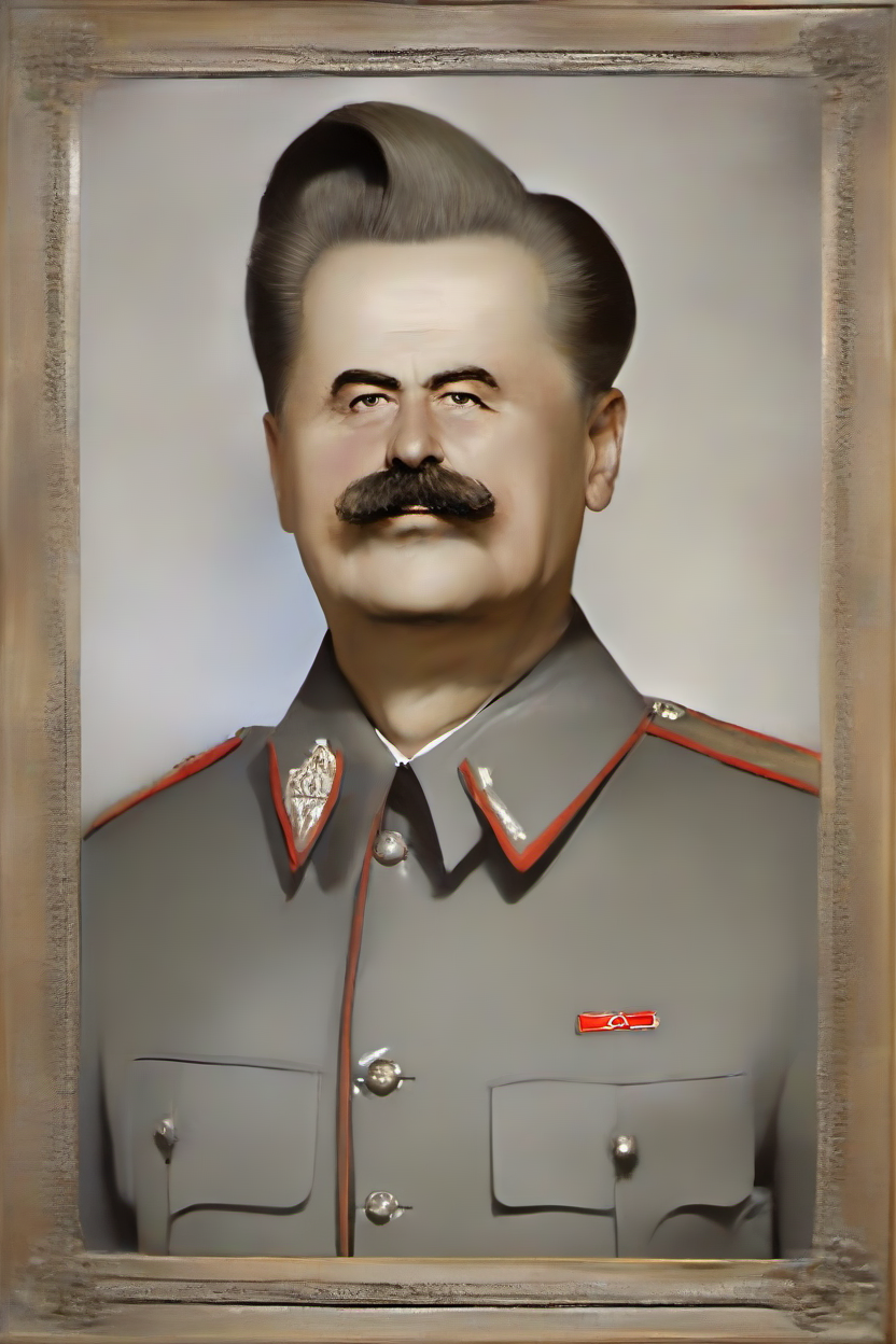 <lora:PE_SmallFace:1.2> PESmallFace,smal face,realistic,a men,a woman,
Stalin
