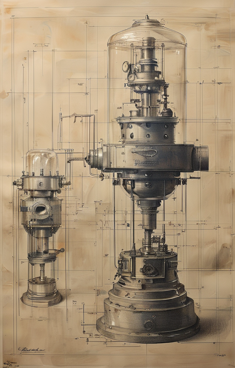 masterpiece,best quality,<lora:tbh249-sdxl:0.9>,illustration,Machine,drawings,