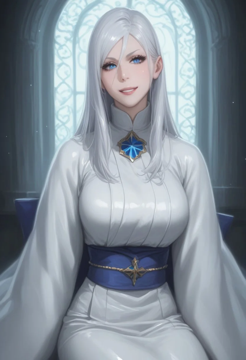 high quality, score_9, score_8_up, score_7_up, score_6_up,
BREAK, (best quality), (ultra-detailed), (masterpiece), (perfect anatomy), a young woman with long white hair and blue eyes. She is sitting on a window sill with a full moon visible in the background. The woman is wearing a white robe with a blue star on the right side of her head. She has a thoughtful expression on her face and her hand is resting on her chin, as if she is deep in thought. The overall mood of the image is peaceful and serene
BREAK saggy breasts focus, Scenery, shiny, curvy figure , (shiny skin:1.3), seductive smile looking at viewer,dynamic pose
BREAK, Neon, anime character, motion_lines:1.1, best quality, ray_tracing, cowboy shot, motion blur, positioning, pose, improved pose,body composition, facial expression, expression, ,Composition, foreshortening, positioning, pose, improved pose,body composition, facial expression, expression