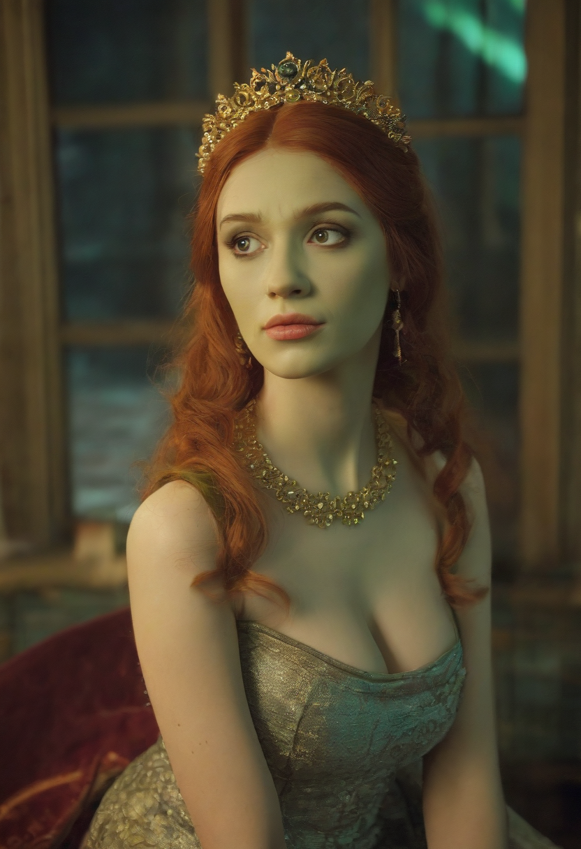 cinematic still slutty human princess fiona . 