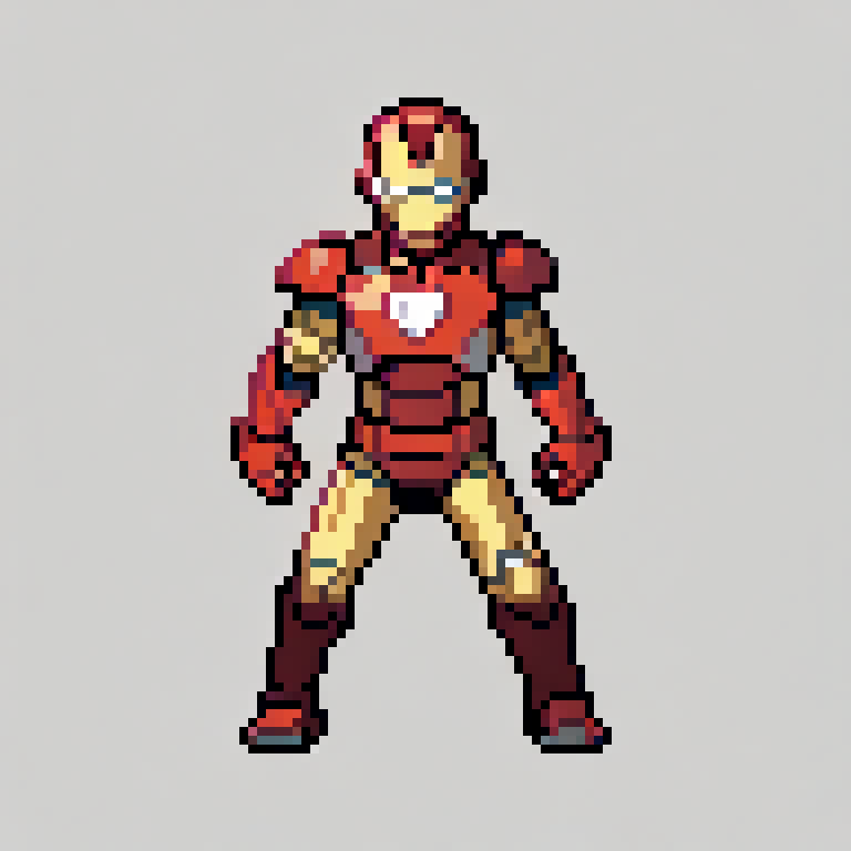 iron man
 <lora:pk_trainer_xl_v1-1:0.9>
 simple background