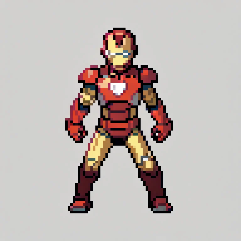 iron man
 <lora:pk_trainer_xl_v1-1:0.9>
 simple background