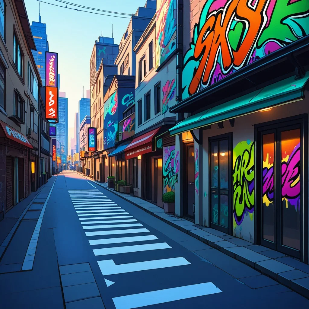 City street, graffiti, City Street Background, Hip Hop themed background,
