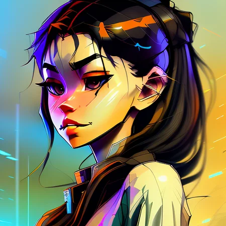60s kitsch and psychedelia full body portrait of a shipshape, waif-like, Bored lawyers woman, Extensive, scared, with long black hair wearing rash guard , digital art, trending on artstation, highly detailed, fine detail, intricate, outrun, vaporware