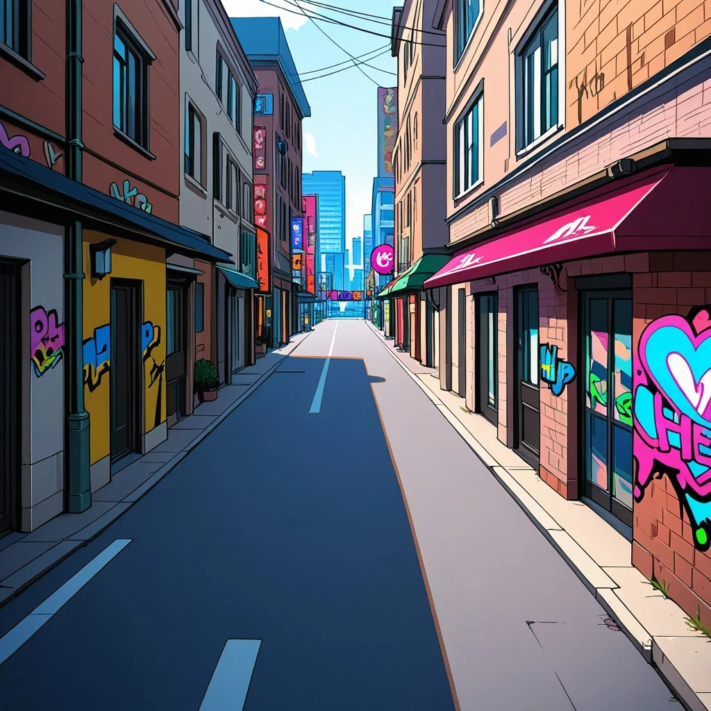 City street, graffiti, City Street Background, Hip Hop themed background,