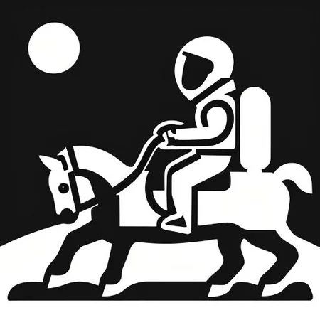A photo of an astronaut riding a horse on mars high contrast, very detailed, clean, high quality, sharp image