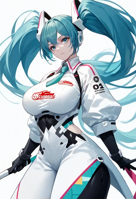 score_9, score_8_up, score_7_up, score_6_up, score_5_up, score_4_up, source_anime, solo, 1girl,
racingmiku, mmm, huge breasts,
masterpiece, best quality, very aesthetic, absurdres,
